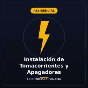 Instalación de Tomacorrientes y Apagadores