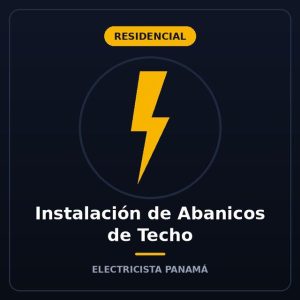 Instalación de Abanicos de Techo